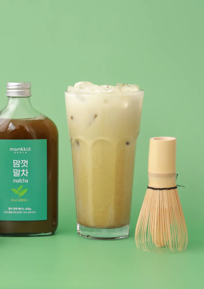 [맘껏푸드랩][릴스] 맘껏푸드랩 말차밀크티베이스400g 이미지