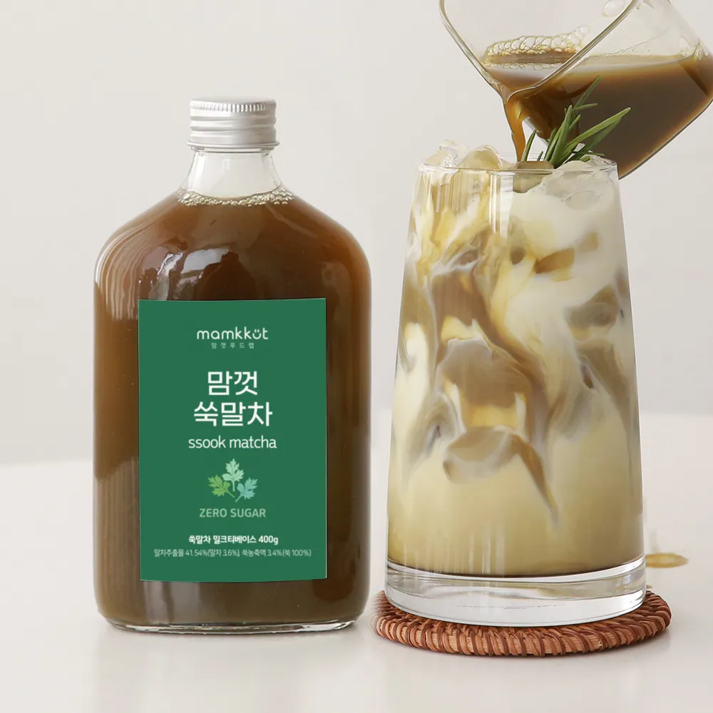 [맘껏푸드랩][릴스] 맘맘껏푸드랩 말차밀크티베이스400g 이미지