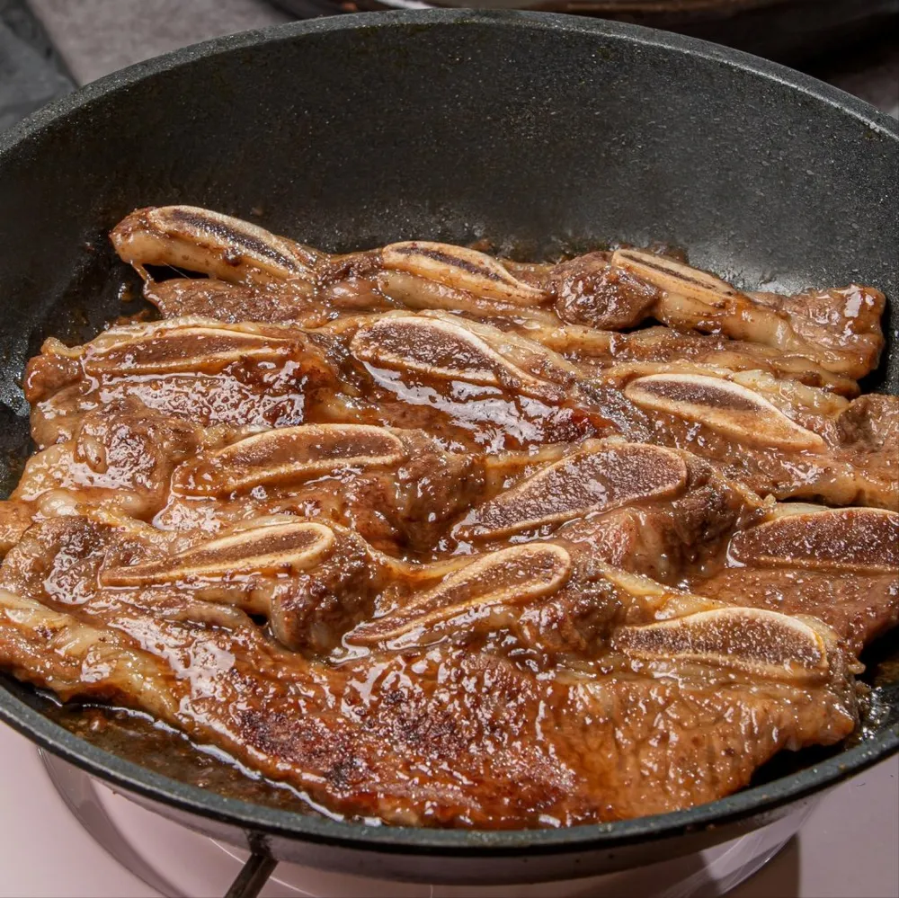 [구매평][따식이네] 프리미엄 양념 LA갈비 500g  이미지