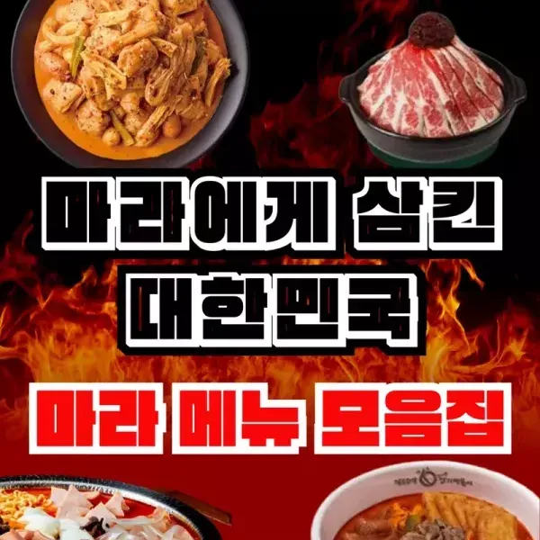 마라에게 삼킨 대한민국 마라 메뉴 모음집 이미지