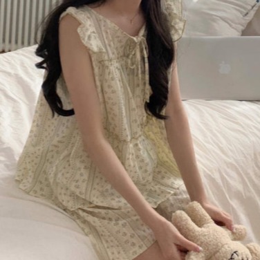 [로앤무드 홈웨어] 여름잠옷세트 민소매 파자마 이미지