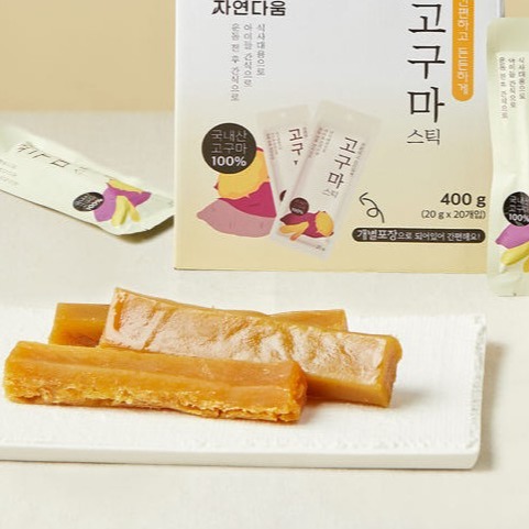 [친환경 무농약 마트]고구마말랭이 스틱바 이미지