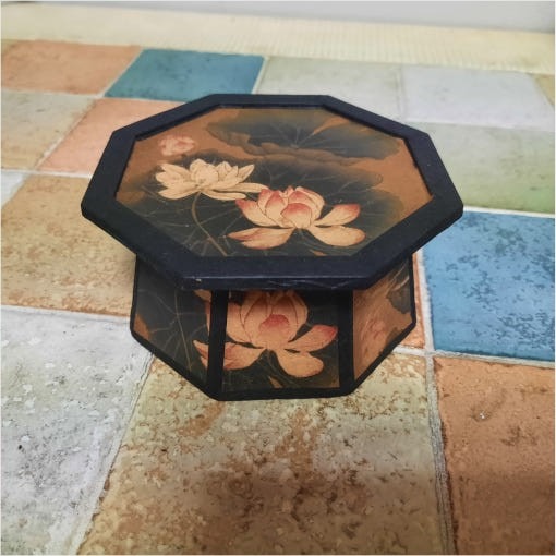 [한지꽃이 피었습니다.]DIY 미니 팔각상 보석함 이미지