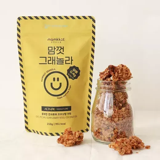 [맘껏푸드랩][릴스] 맘껏푸드랩 저당 시그니처 그래놀라 이미지