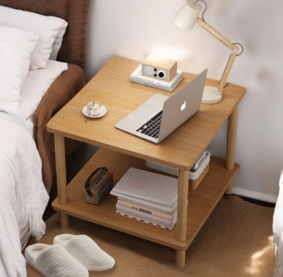 [모엔데이] 원목 미니 협탁 이미지