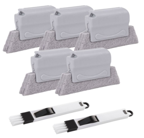 [동상몰] 창문 틈새청소 브러쉬세트 이미지