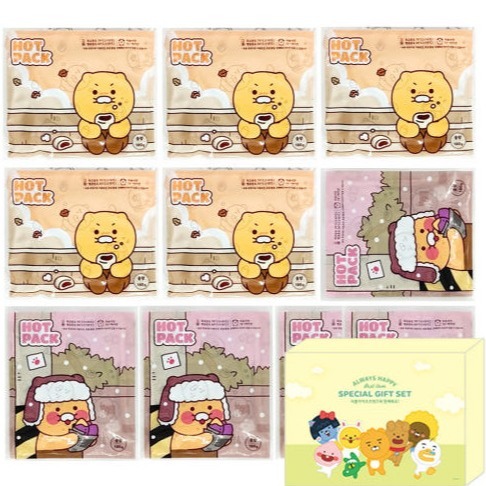 [구름문방구] 카카오프렌즈핫팩 선물세트 이미지