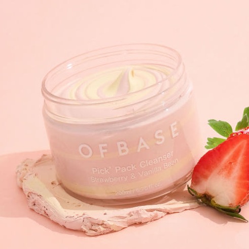[오브베이스] 저자극 팩클렌저 딸기 & 바닐라빈 이미지