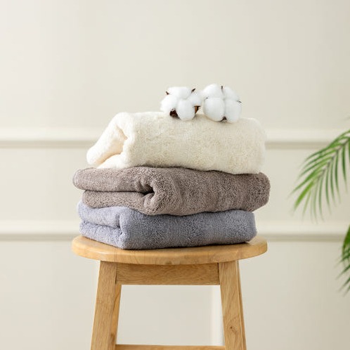 [어스메이드 내츄럴 다잉] 웨이브 순면 프리미엄수건 이미지