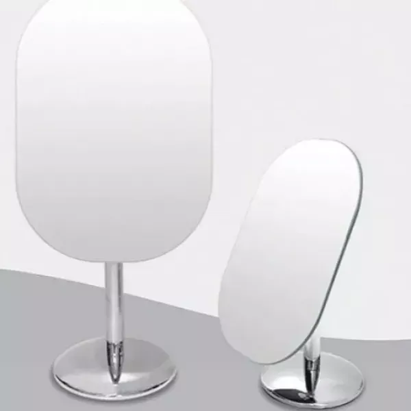 [구매평][거울나라] 미로라인 사각탁상거울 이미지