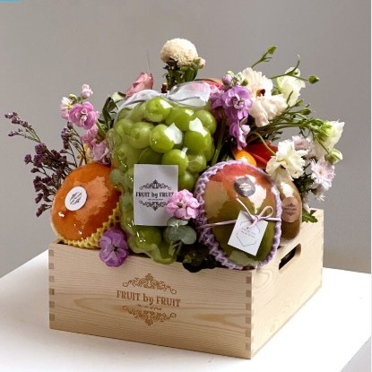 [푸릇바이푸릇 FBYF] 꽃 과일바구니 선물세트