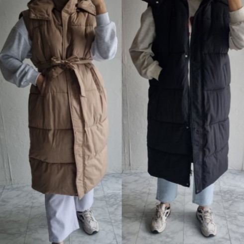 [GUNISTORE] 롱패딩조끼