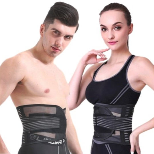 [빅토리아] 통기성 2중 밴드 허리보호대