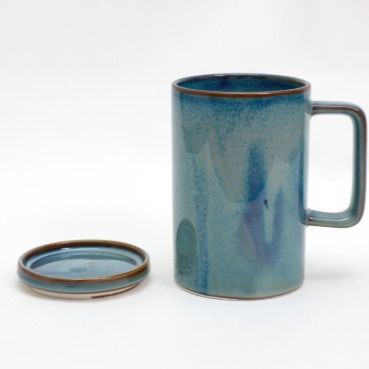 [광명도자기] 직선 뚜껑 머그