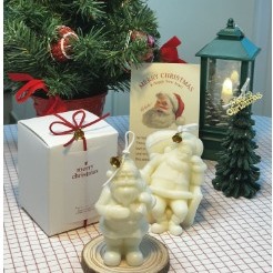 [루브제이캔들] 크리스마스 트리 산타 캔들 세트