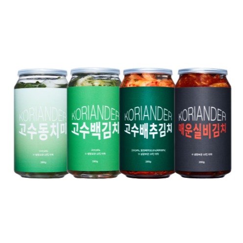 [코리앤더김치] 캔김치