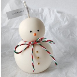 [에이치에스글로우] 눈사람 오브제 캔들