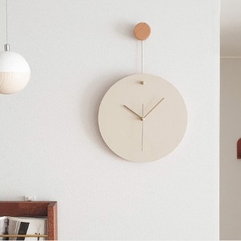 [위크앤드] 인테리어 무소음 벽시계