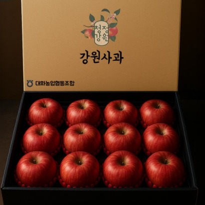 [대화농산] 강원도 부사 사과 선물상자세트