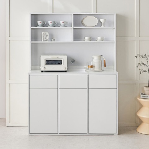 [한스리빙몰] 분리수거함 휴지통 3단