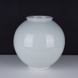 [해천공예] 백자 유광 달항아리