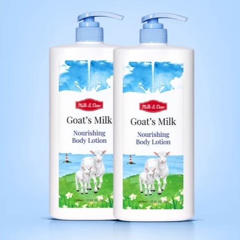 [Milk&Dew] 밀크앤듀 순한 고보습 바디밀크 대용량 로션 크림