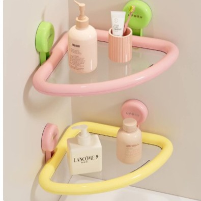 [로즈소녀하우스] 무타공 욕실 화장실 수납 코너 선반 정리대