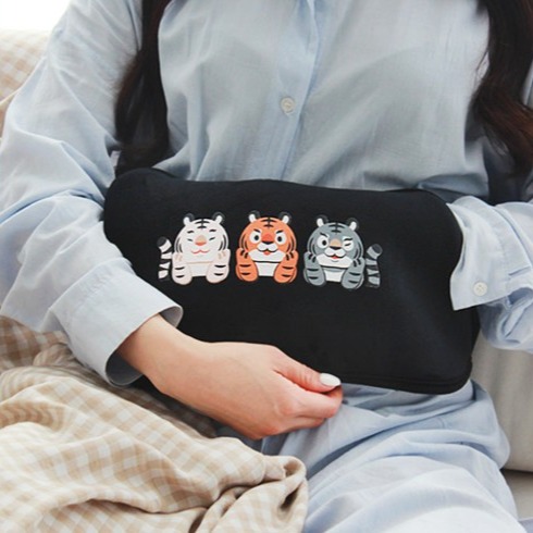 [건강한디유] 호양이 충전식 온수 찜질기 파우치