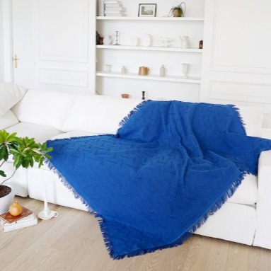 [블랑쉬하우스] 블루 코튼 소파커버