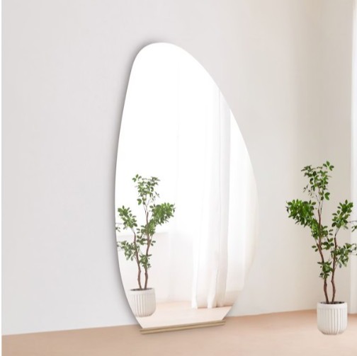 [온미러] 노프레임 망고형 전신거울