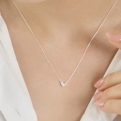 [피치팔레트] 실버 목걸이