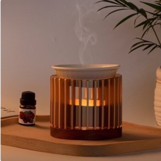 [콘도르] 우드 스틸 아로마 오일 버너 램프
