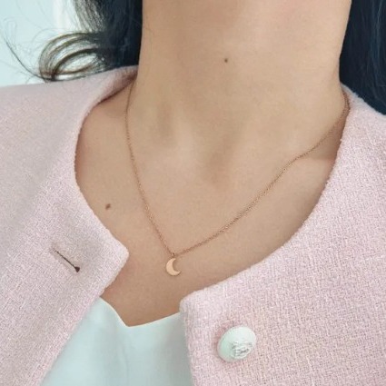 [권씨스타] 미니 초승달 목걸이