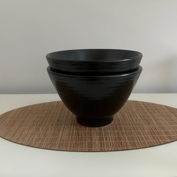 [소안 아카이브]  Black matte bowl