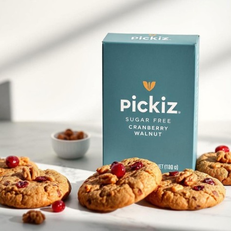 [피키즈] 슈가프리 크랜베리 호두 크럼블쿠키