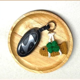 [까치상회] 액막이명태 뜨개 키링