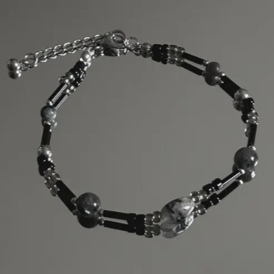 [레이유] black stone 팔찌