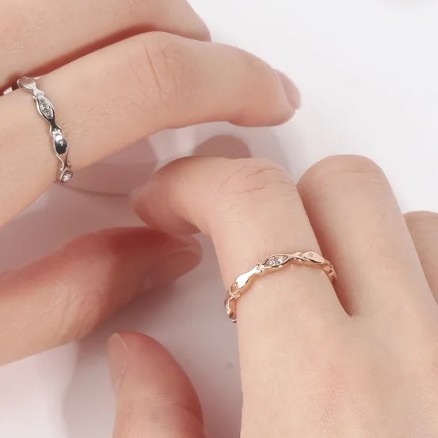 [바람] 써지컬스틸 큐빅 물고기 반지