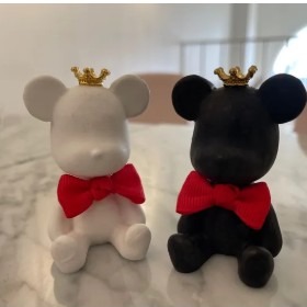 [여기는우리집] 차량용 브릭 베어 석고 방향제