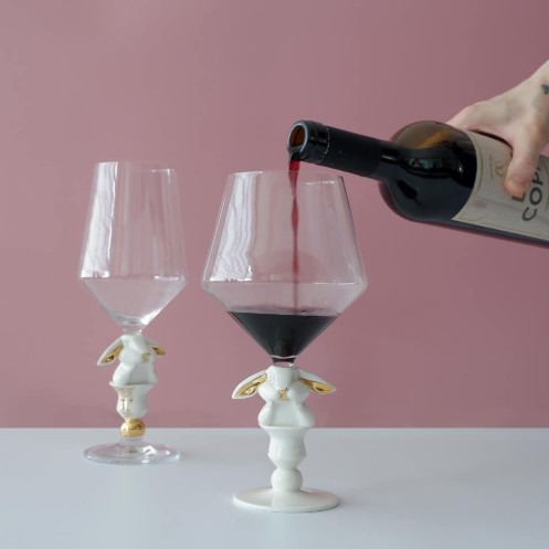 [조은쉼 Ceramics] 토끼 와인잔