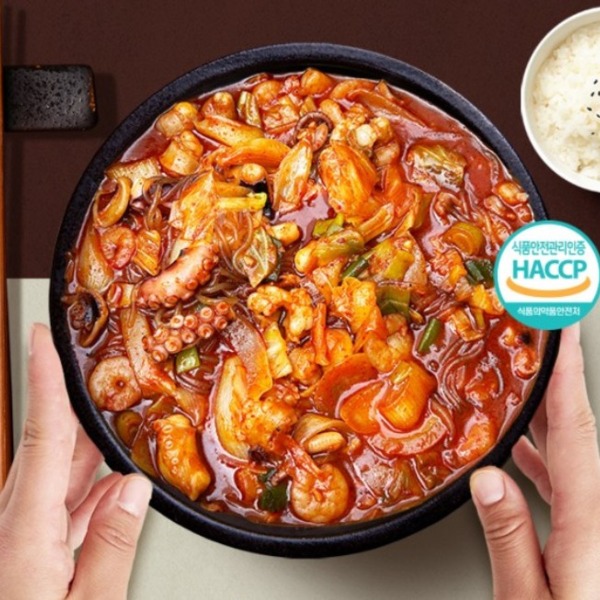 [앤즈몰] 한우 곱창 낙곱새+생야채 세트