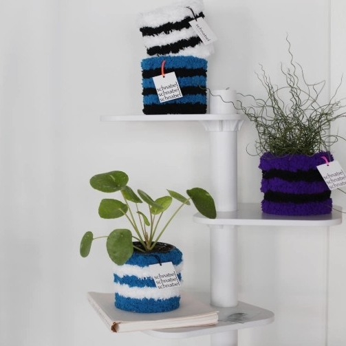 [슈나벨] 스트라이프 팟커버