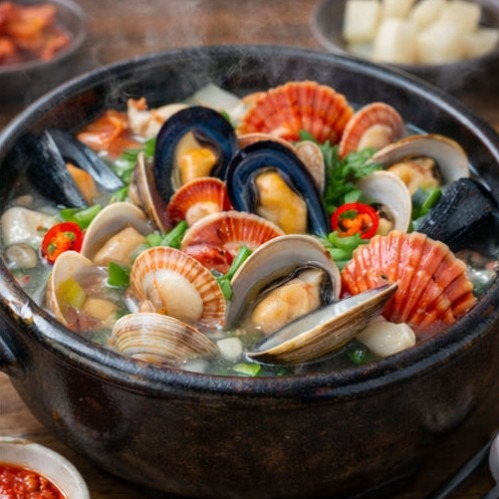 [수산한남자들] 조개탕 홍합탕 해물모듬 0차