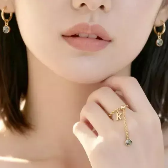 [일마주얼리] 미드나잇 위시링&이어링세트