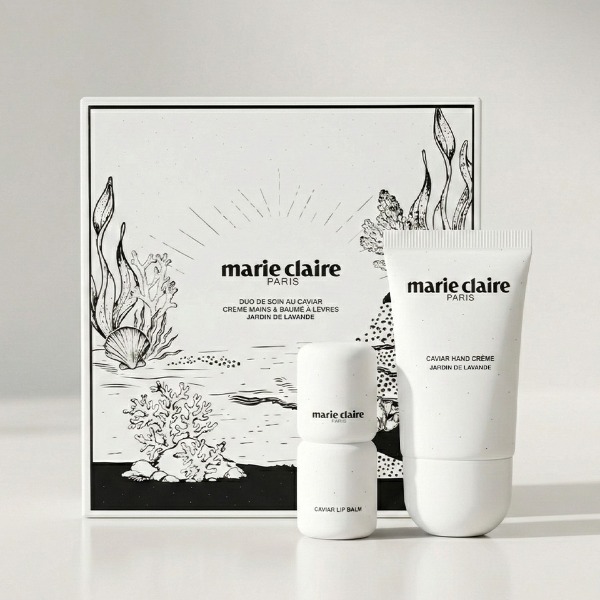 [마리끌레르] 캐비어 케어 듀오 핸드크림 & 립밤
