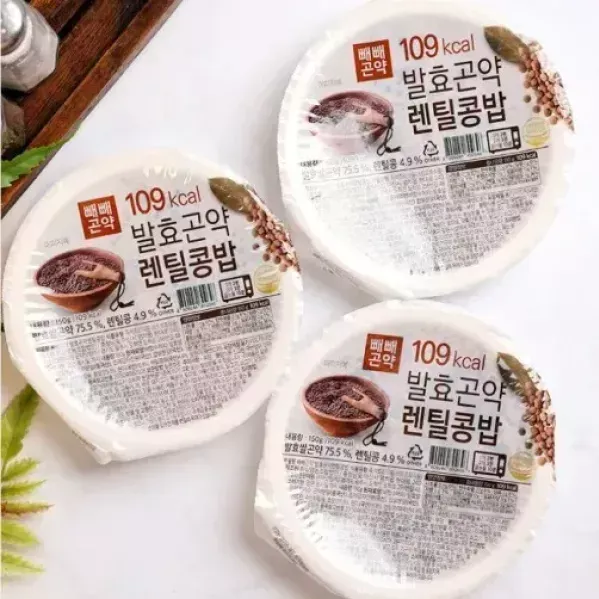 [곤약] 빼빼곤약 렌틸콩밥