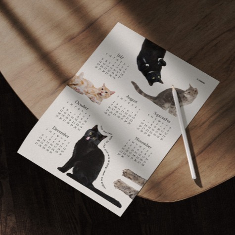 [mwosat] 고양이 캘린더