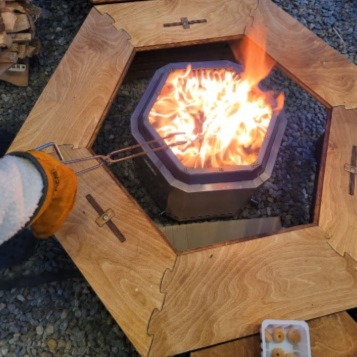 [범이목공소] 화로대 테이블