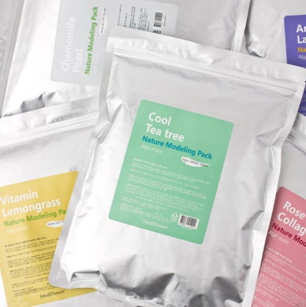 [메디플라워] 네이처 허브 모델링팩 쿨 티트리+팩도구 4종세트