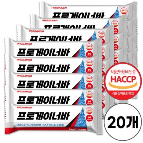 [프로게이너] 단백질바